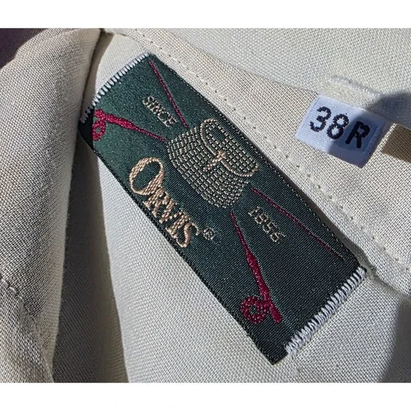 Vintage Orvis Corduroy Pants Trousers Made In USA Leather Lined Pockets 38x30 - Picture 10 of 13